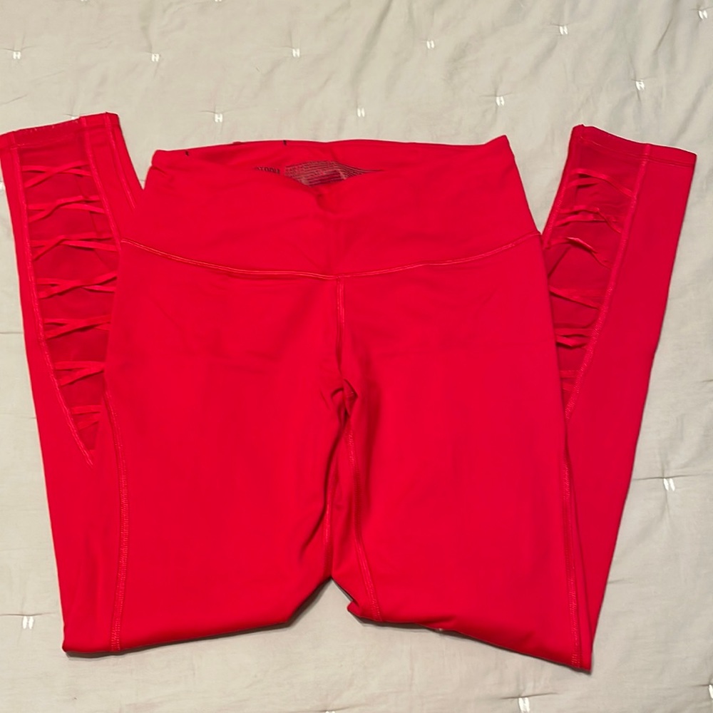 Victorias Secret Red Leggings